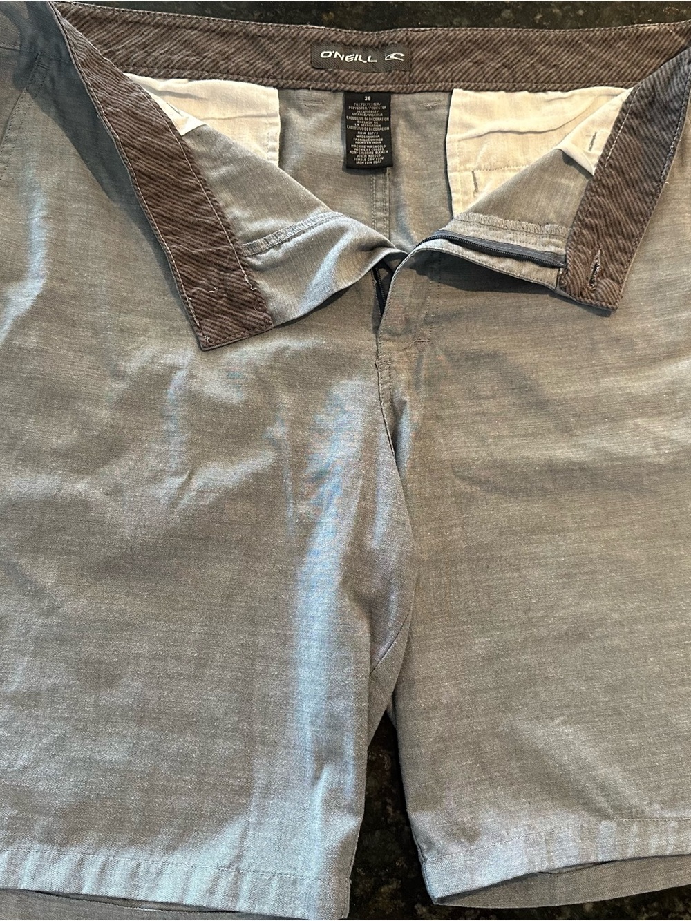 O'Neill Men's Gray Chino Shorts